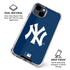 MLB New York Yankees - Solid Distressed iPhone 15 Clear Case